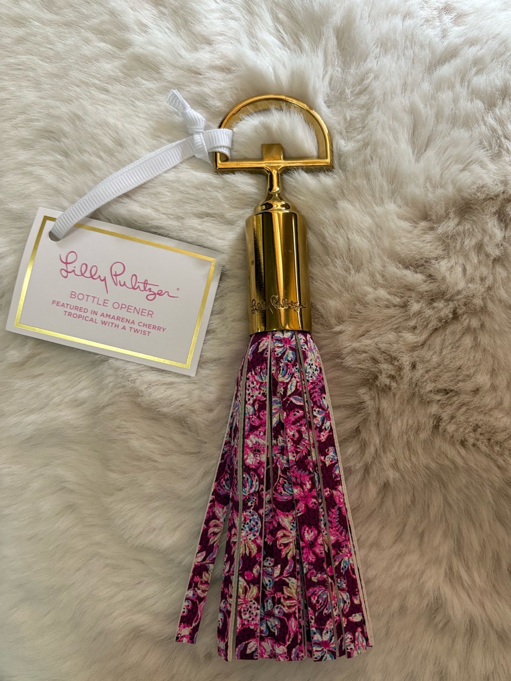 Lilly Pulitzer Tassel Bottle Opener NWT